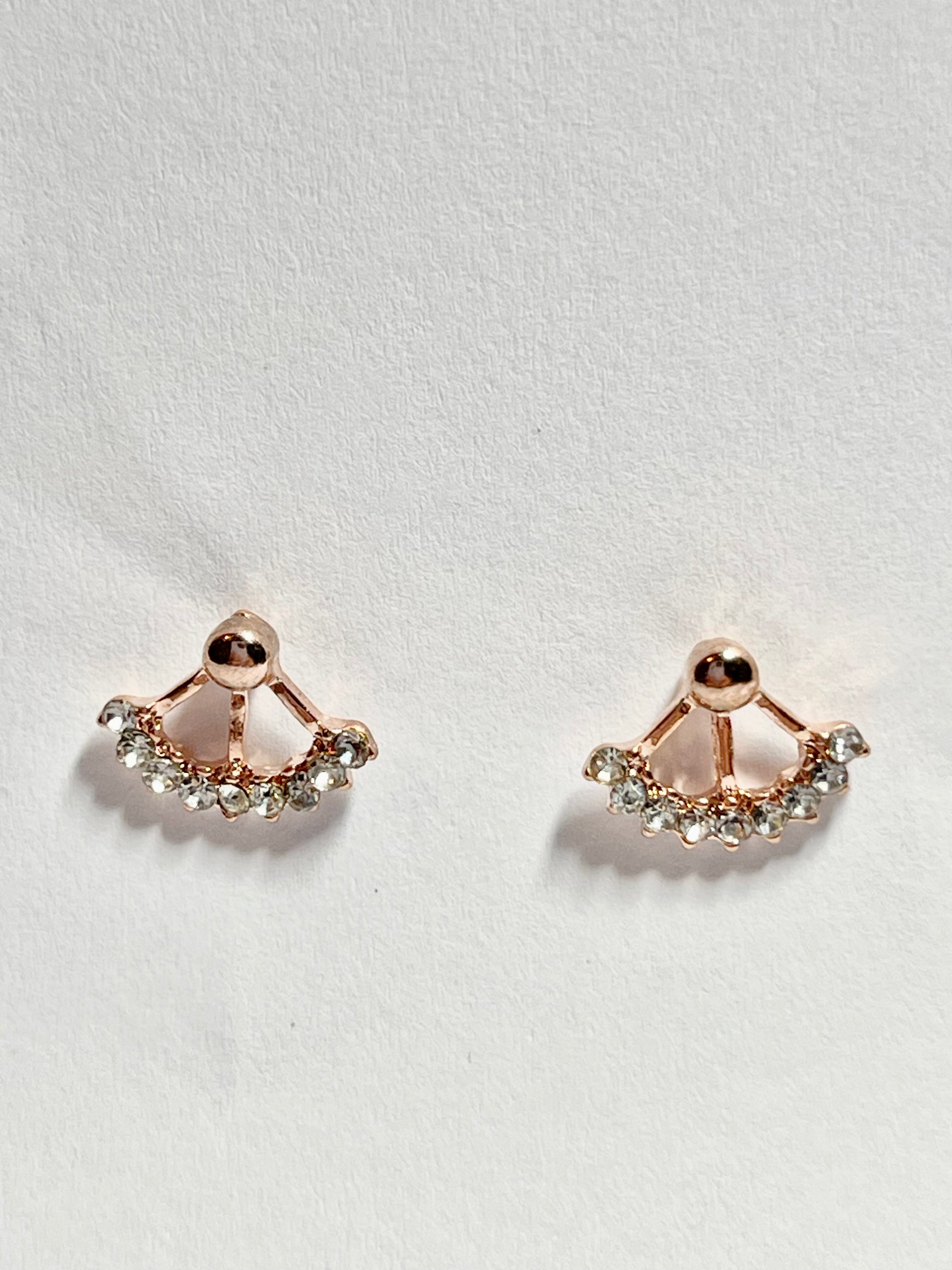 Diamond Fan Stud