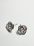 Hollow Rose Stud Earrings
