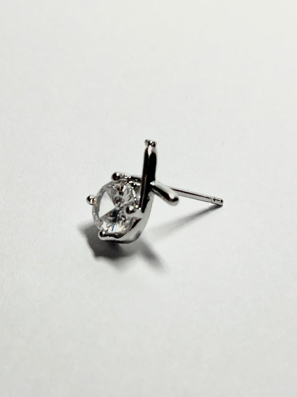 Criss-Cross Crystal Stud Earrings