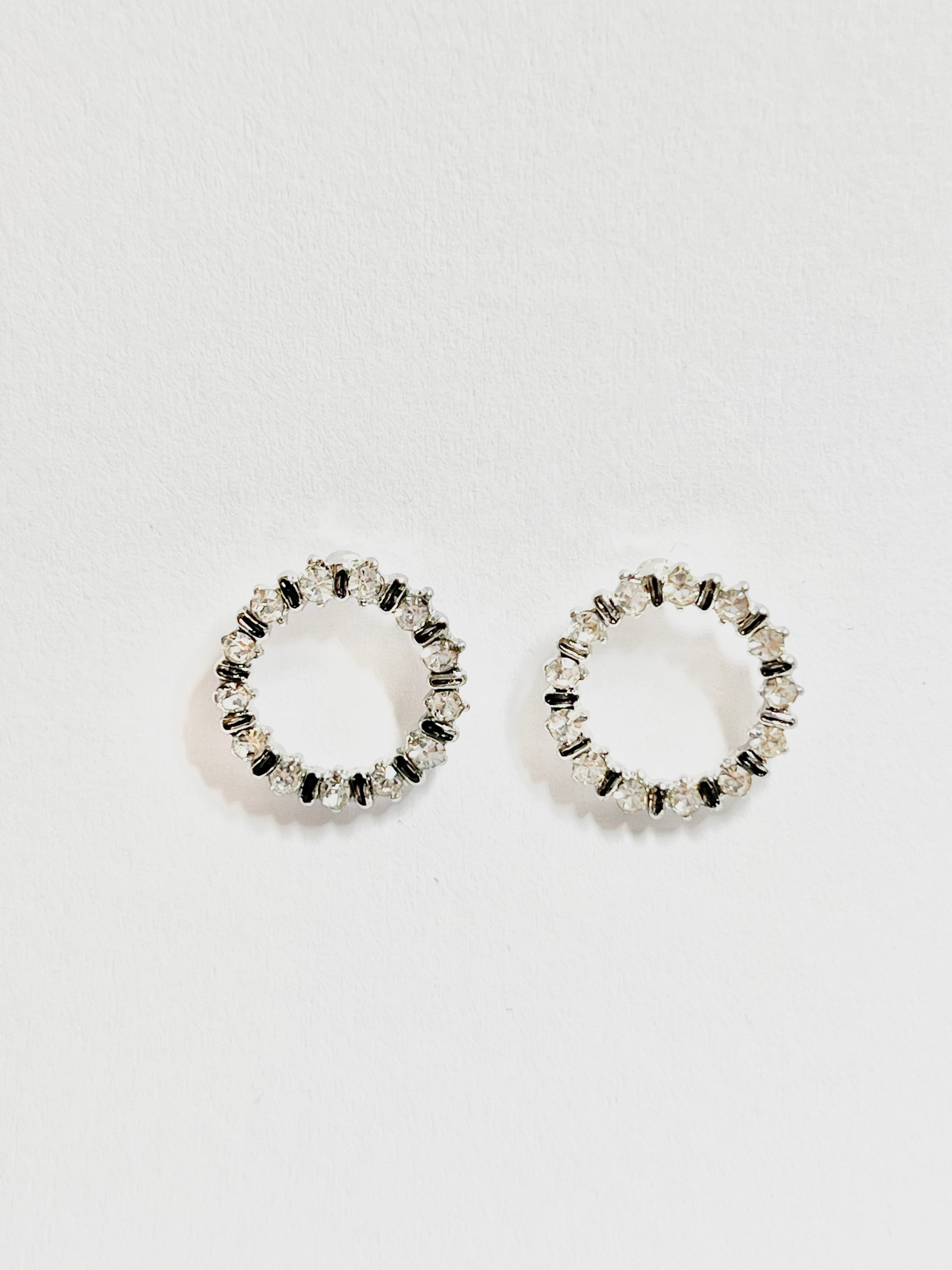Crystal Circle Studs