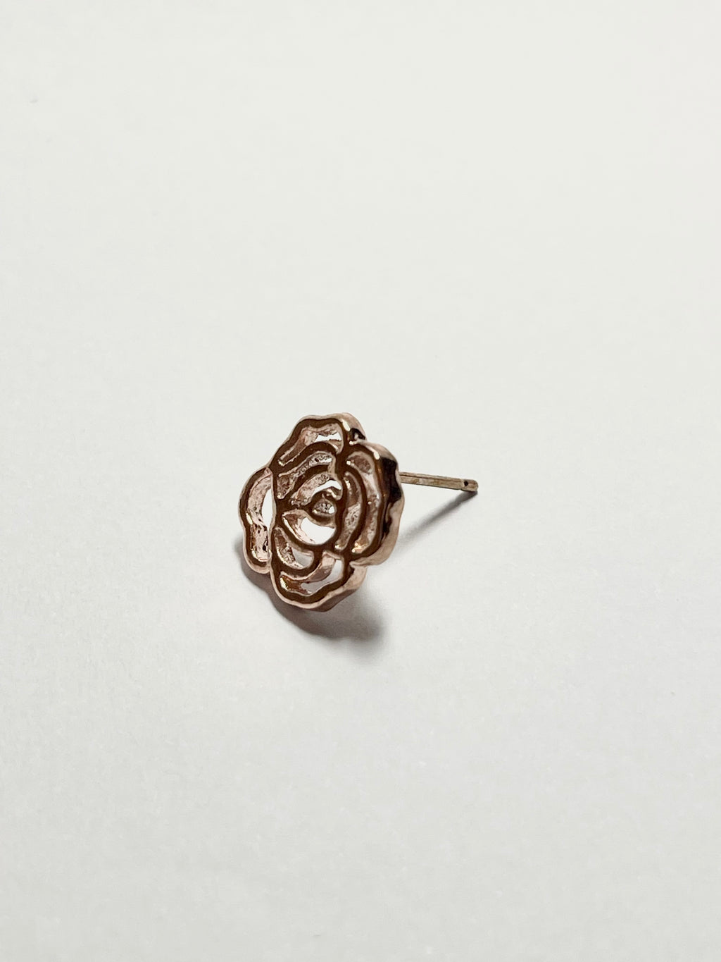 Hollow Rose Stud Earrings