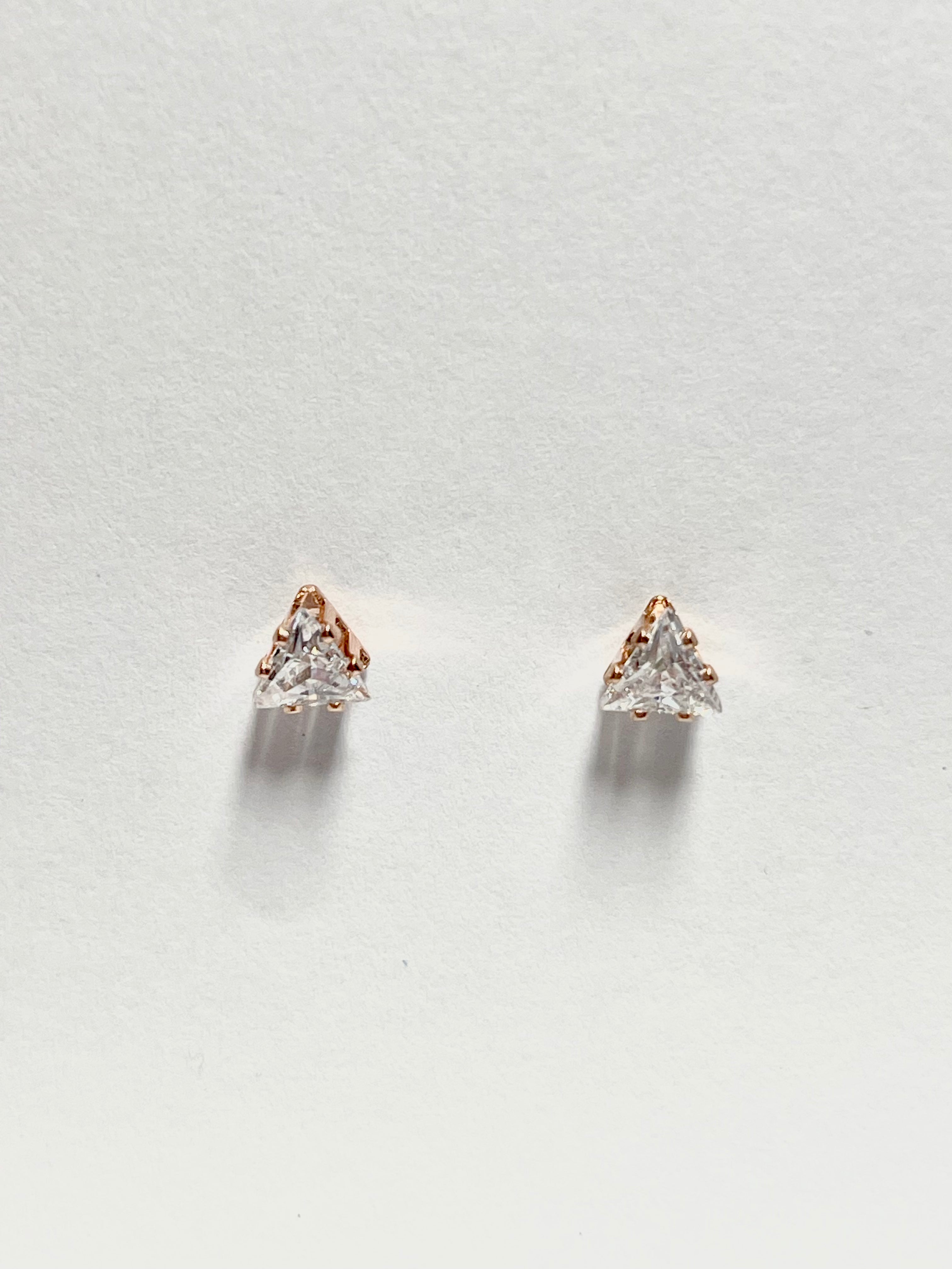 Triangle Crystal Studs