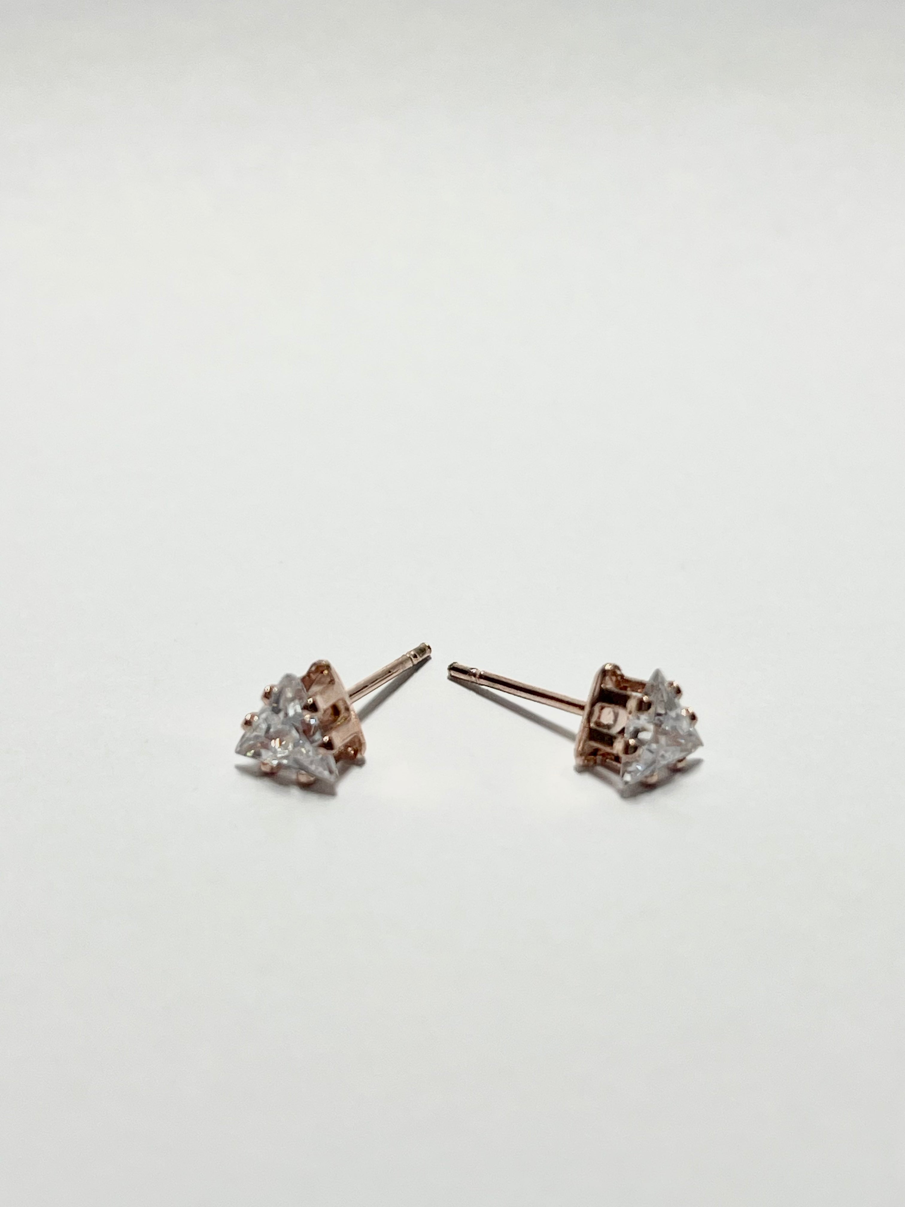 Triangle Crystal Studs