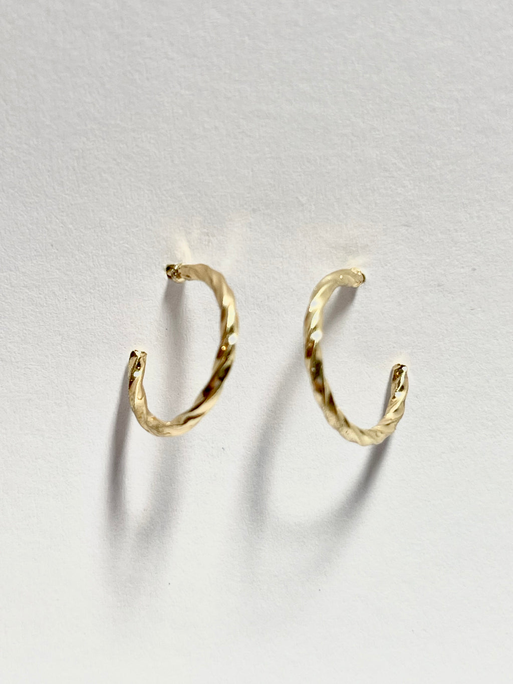 Twisted Hoop Earrings
