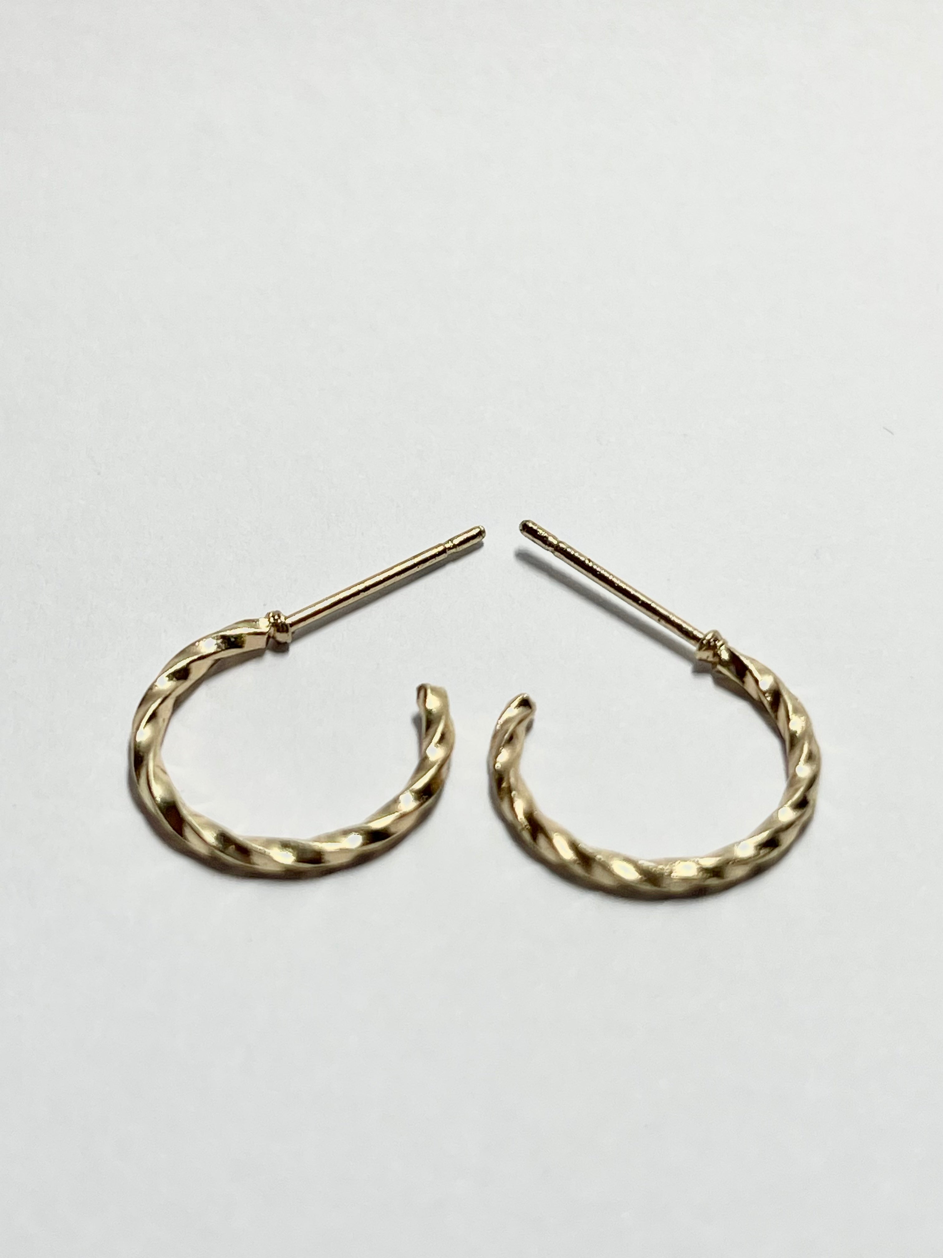 Twisted Hoop Earrings