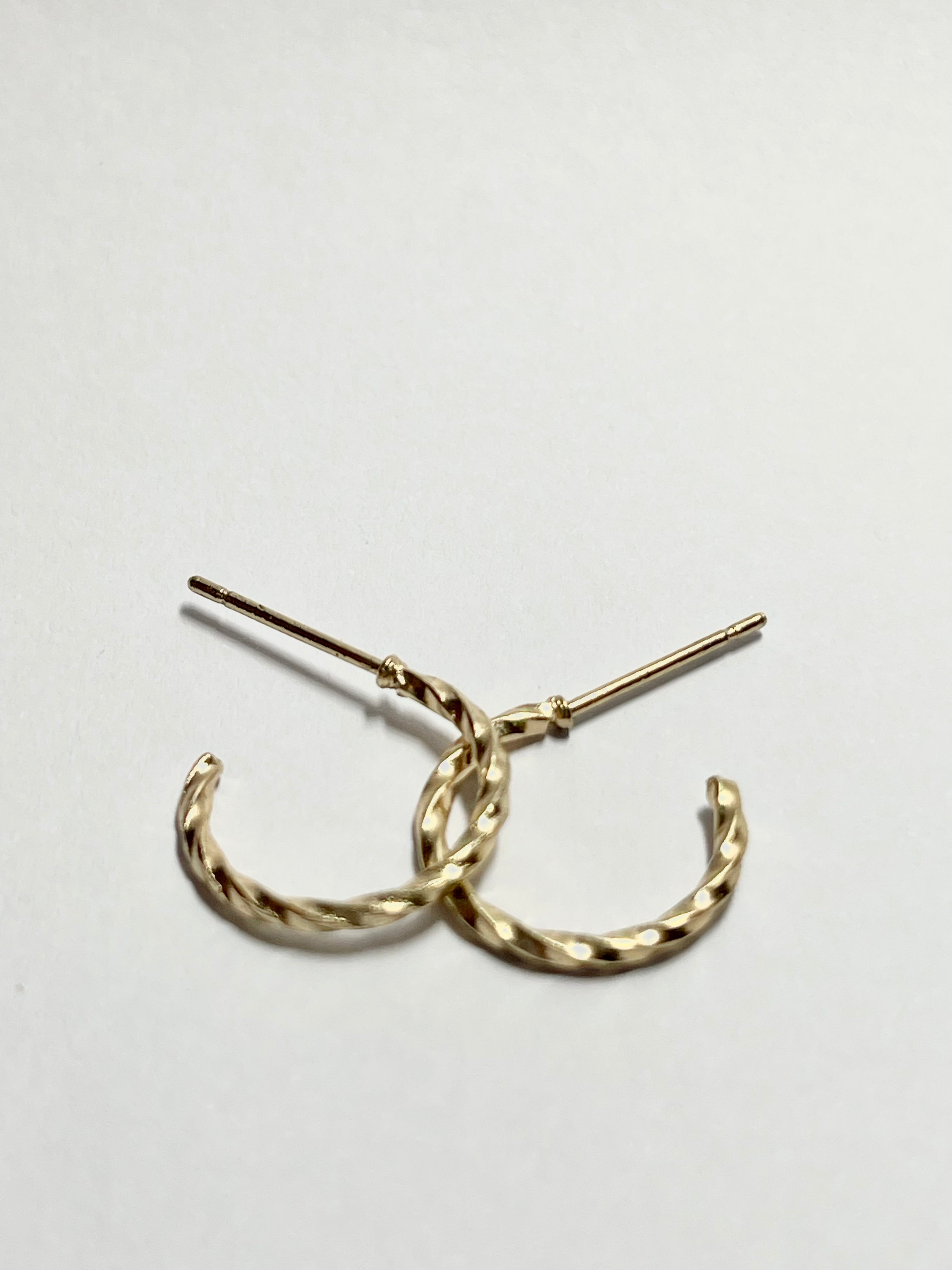 Twisted Hoop Earrings