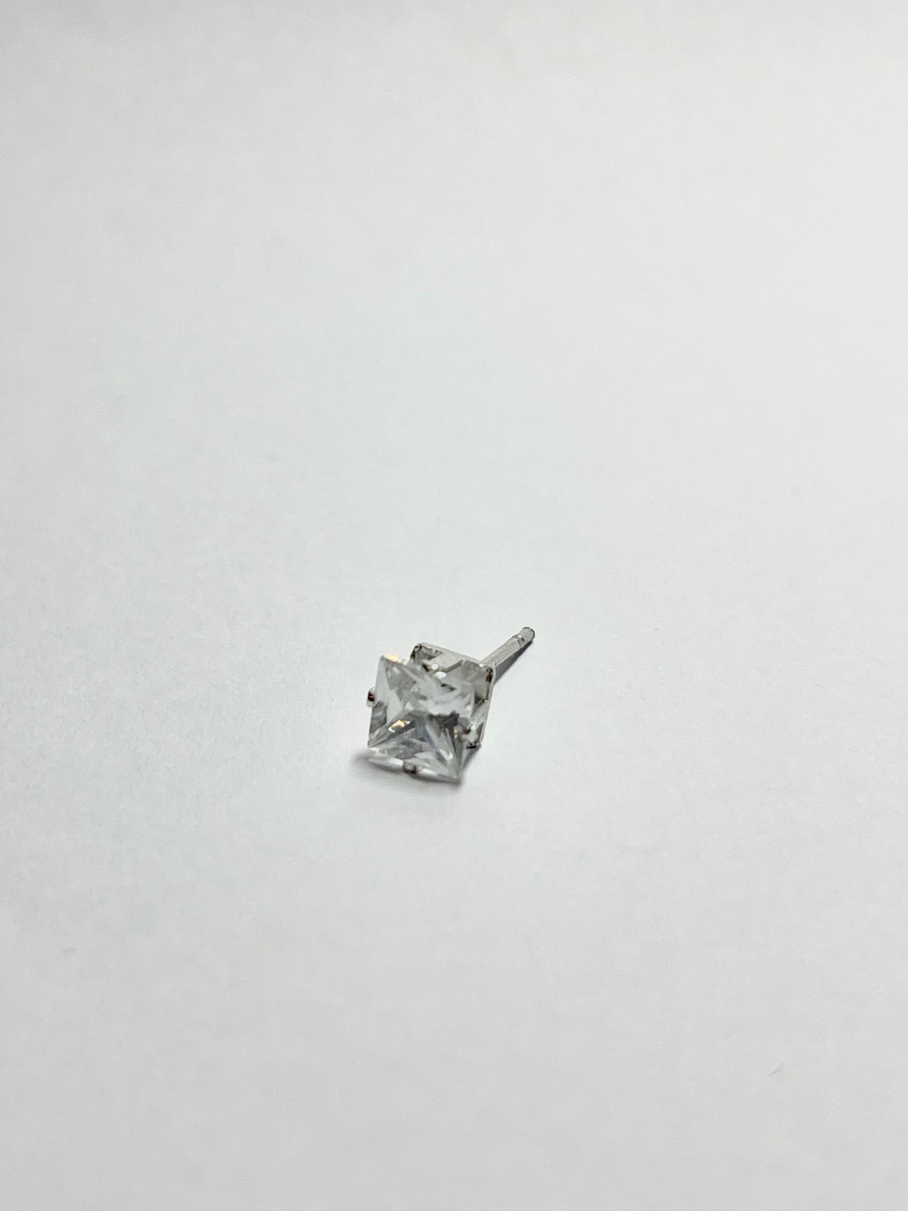 Crystal Square Studs