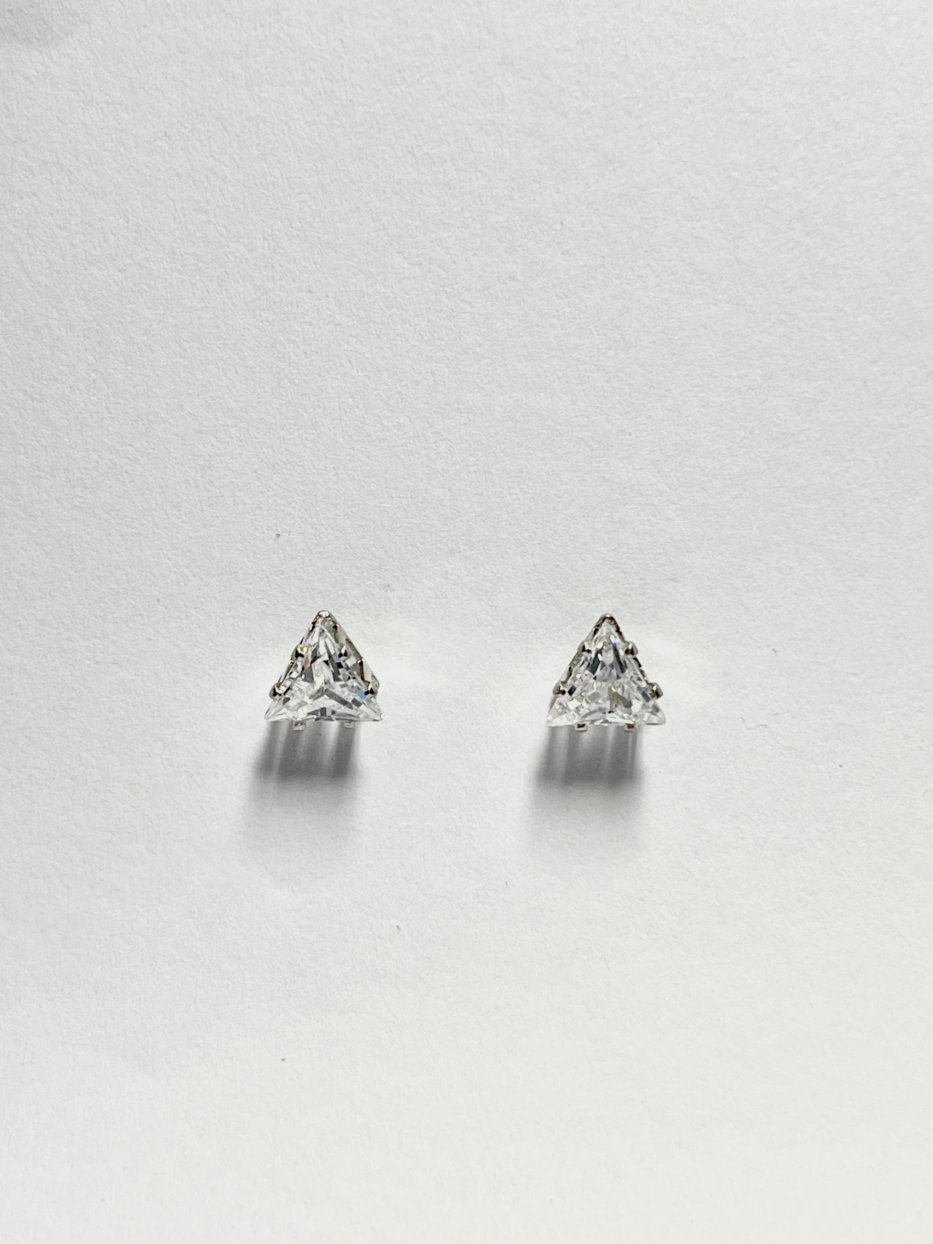 Triangle Crystal Studs