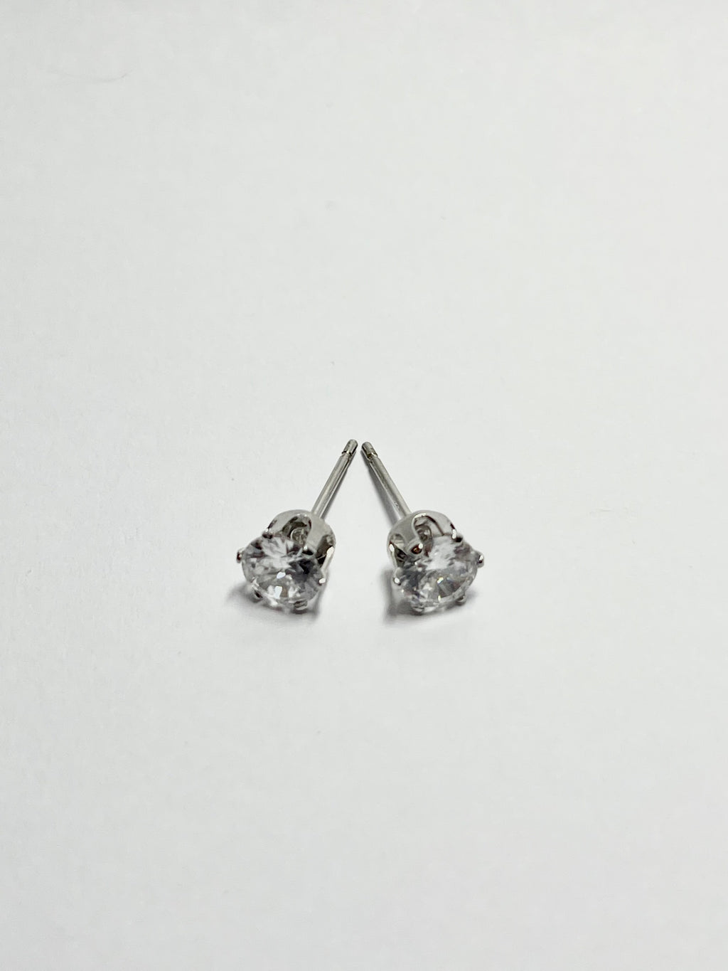 Round Crystal Stud Earrings