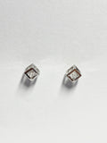 Crystal Cube Studs