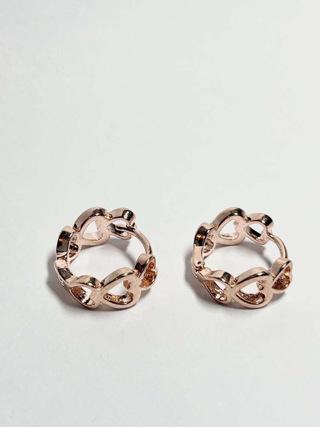 Infinity Heart Hoop Earrings