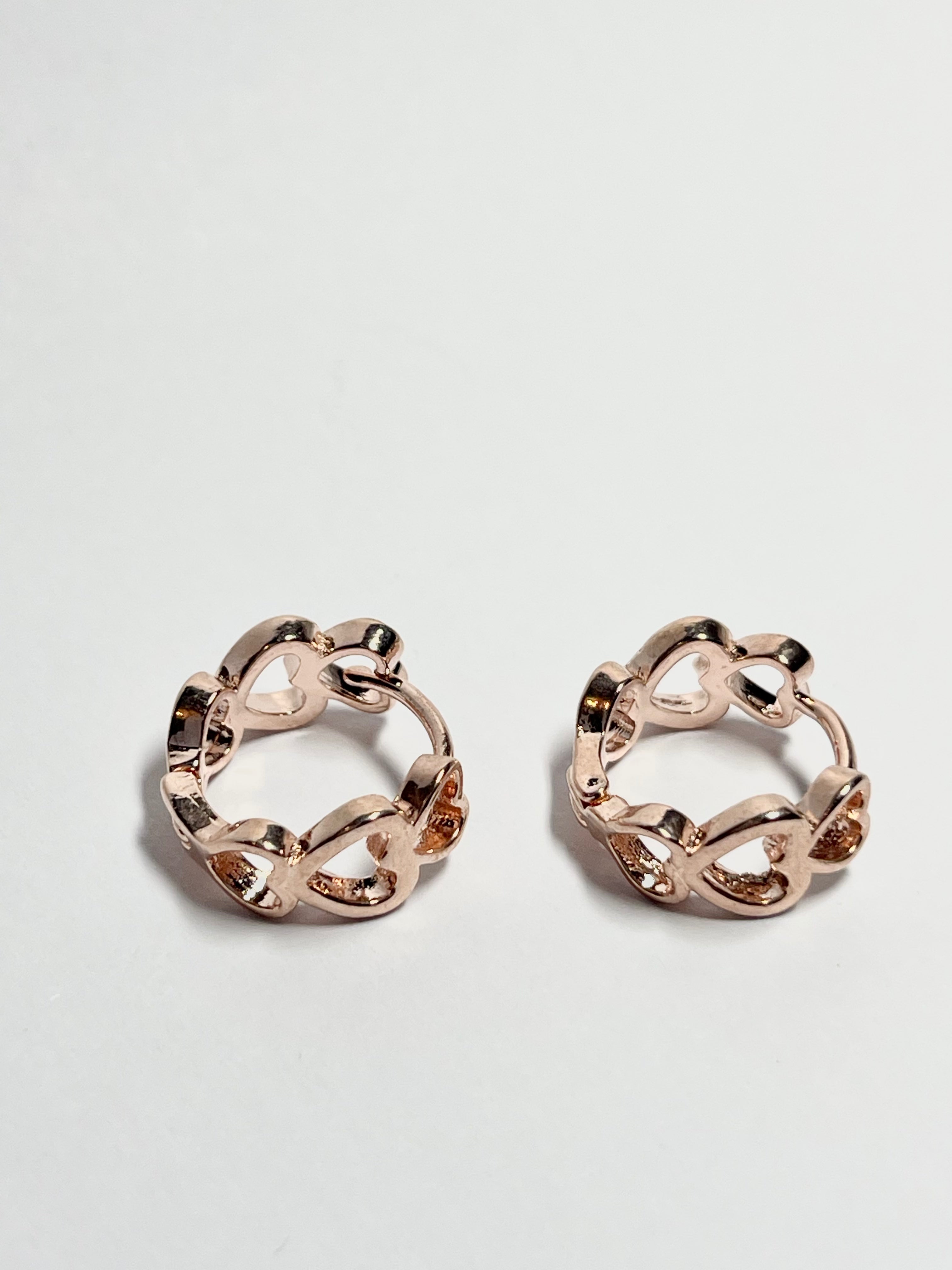 Infinity Heart Hoop Earrings
