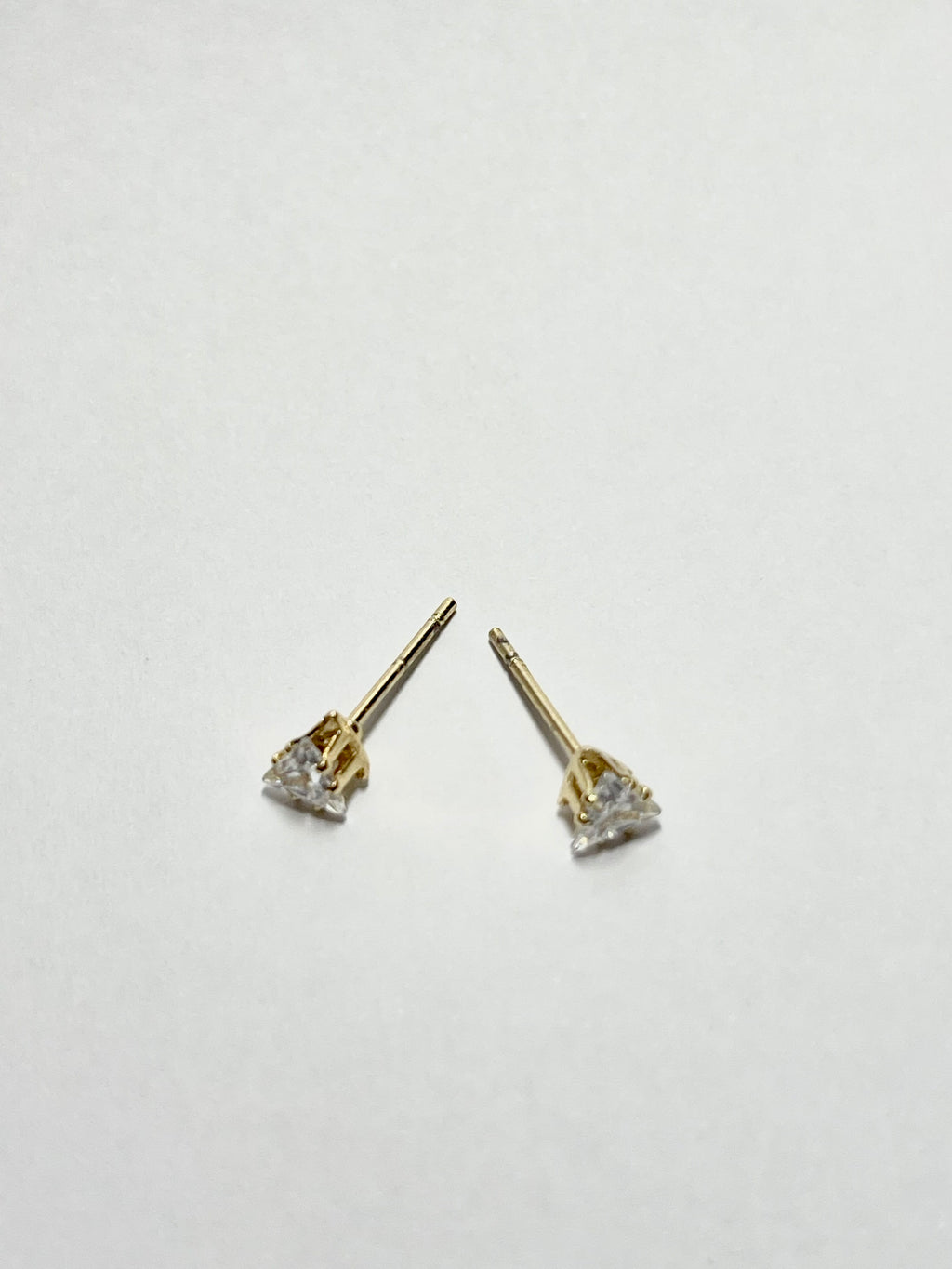 Mini Triangle Crystal Studs