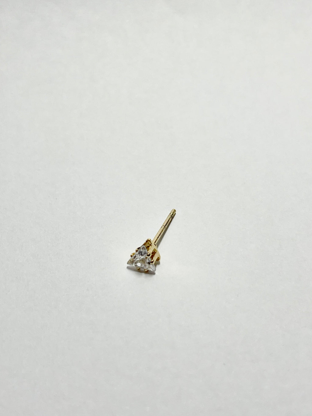 Mini Triangle Crystal Studs